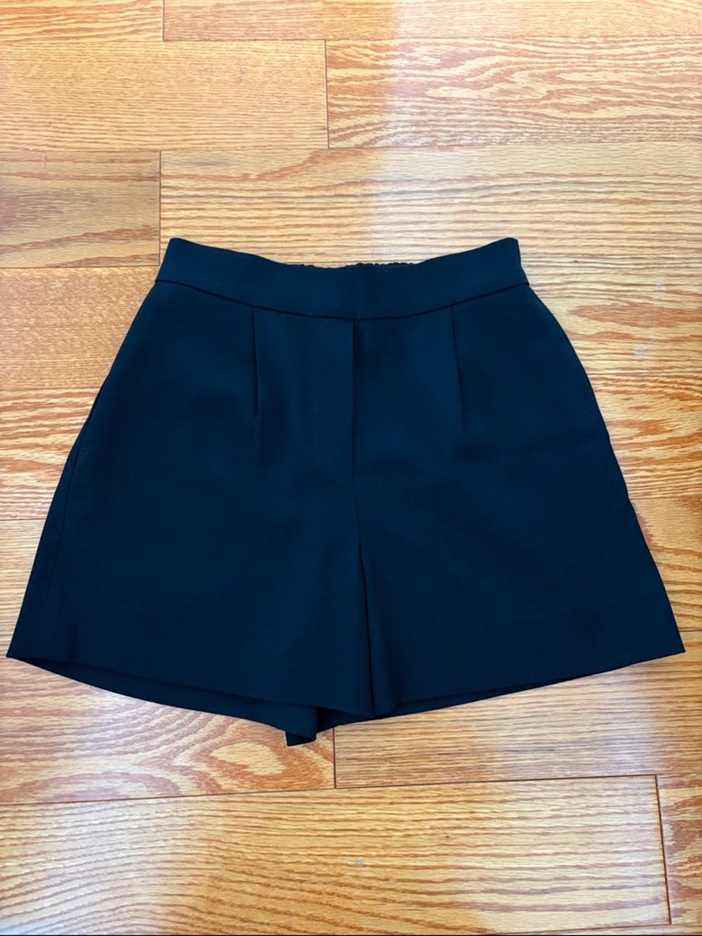 Babaton Black High-Waist Tailored Shorts